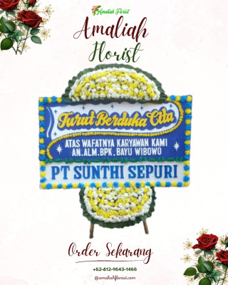 Papan Bunga Duka di Tampahan