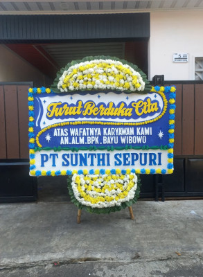 Papan Bunga Duka di Tampahan